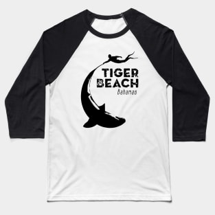 Shark Diving - Tiger beach, Bahamas Baseball T-Shirt